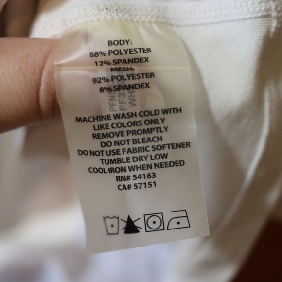 Calvin Klein White Performance Racer Back Tank Top XL - Picture 10 of 10